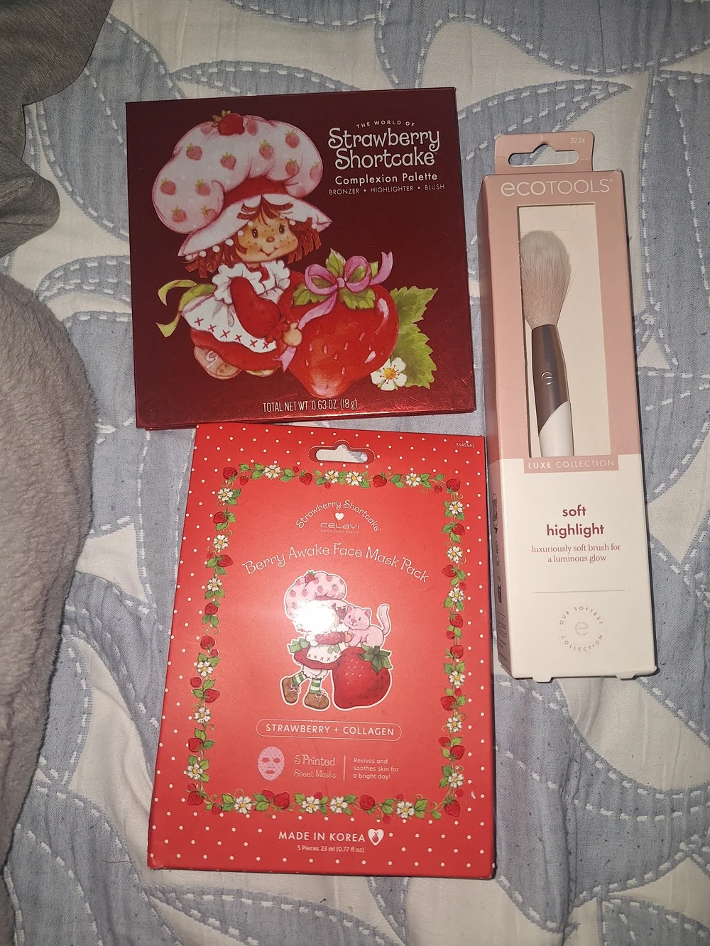 Strawberry Shortcake Complexion Palette Bronzer & Highlighter Face Masks Faces